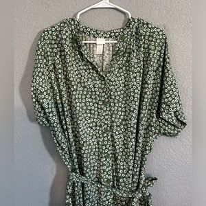 H&M Green Spring Dress